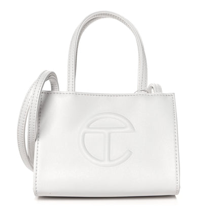 Telfar Vegan Leather Small Shopping Bag White 1 of 12