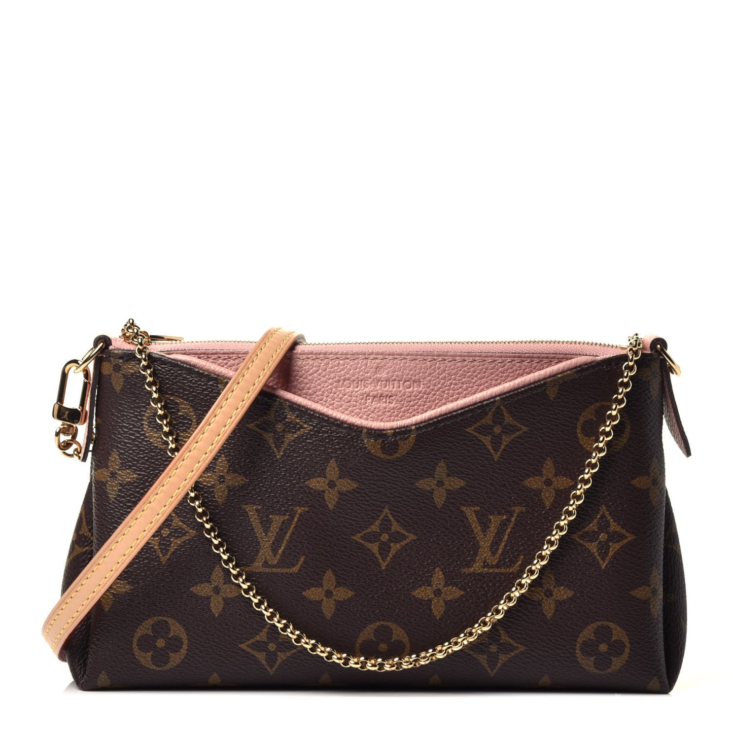Monogram Pallas Clutch Rose Poudre