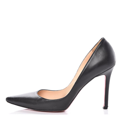 Christian Louboutin Kid Pigalle 100 Pumps 37 Black 1 of 18