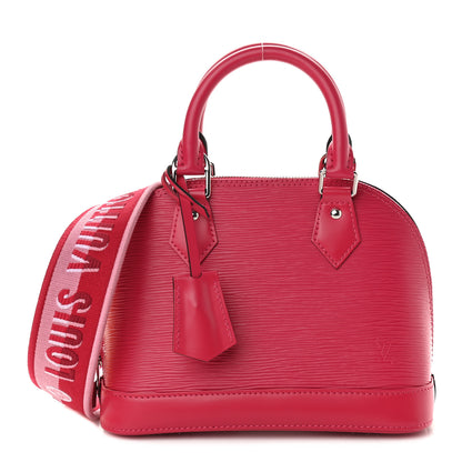 Louis Vuitton Epi Jacquard Alma BB Rose Pondicherry 1 of 9