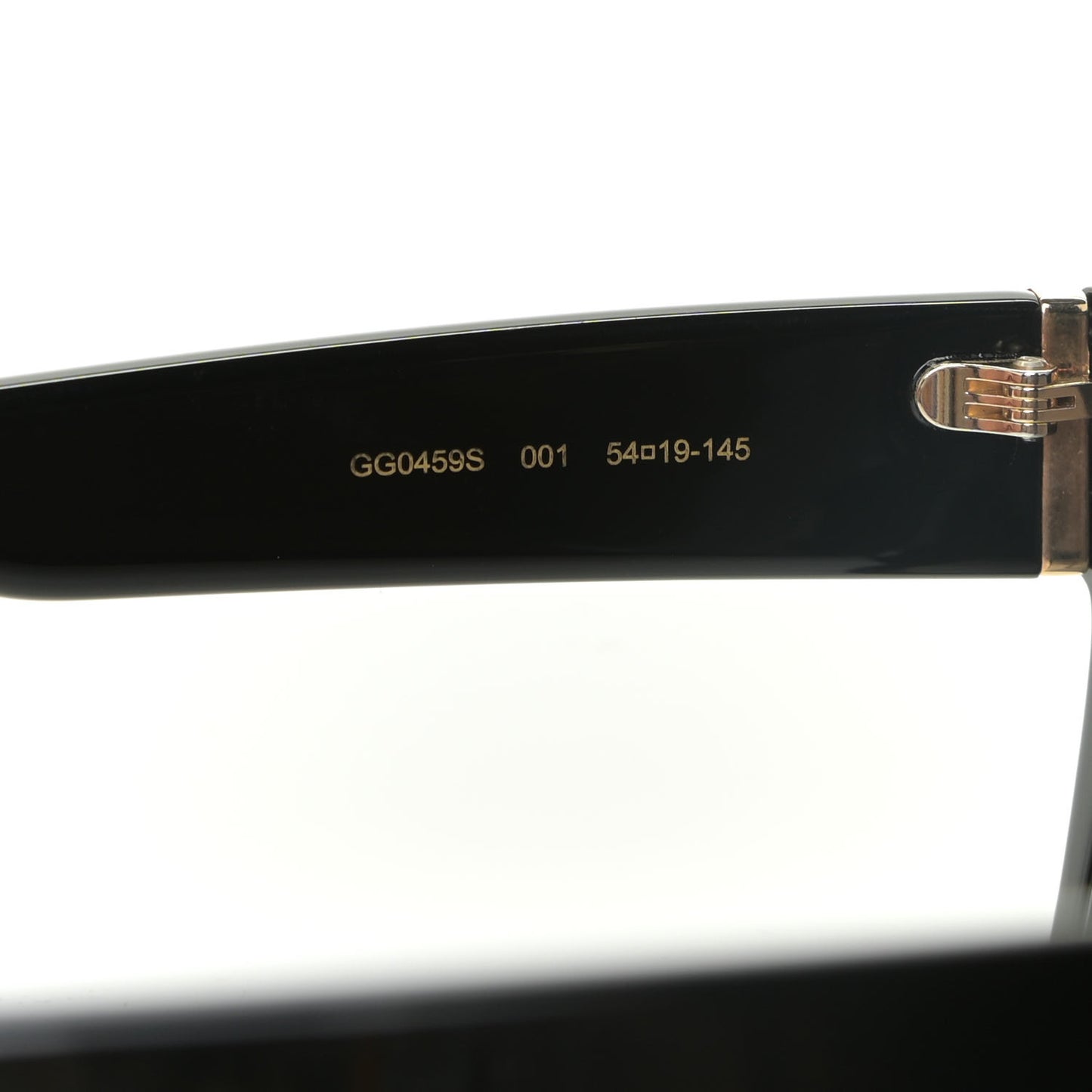 Acetate Square Frame Sunglasses GG0459S Black