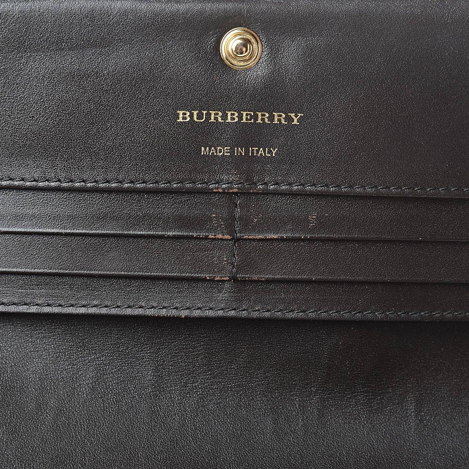Burberry Haymarket Check Penrose Continental Wallet Chocolate 7 of 15