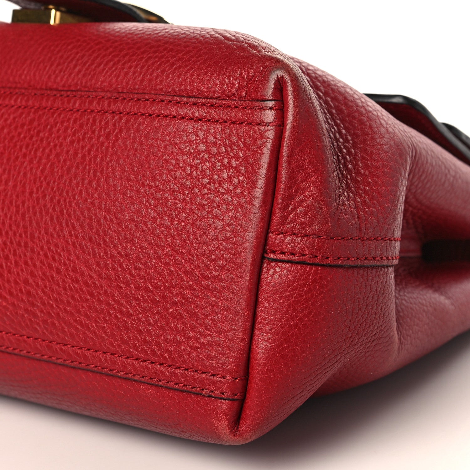 Gucci Cellarius Calfskin GG Marmont Shoulder Bag Vulcanic Red 9 of 12