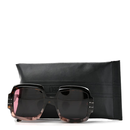 Christian Dior Acetate Diorsignature S1U Square Sunglasses Tortoise 7 of 7