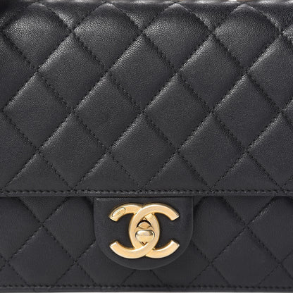 Chanel Lambskin Quilted Small Chic Pearls Flap Black 13 of 15