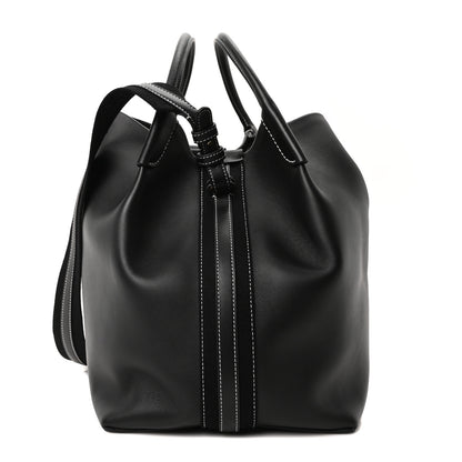 Loro Piana Smooth Calfskin Large Bale Bag Black 1 of 10