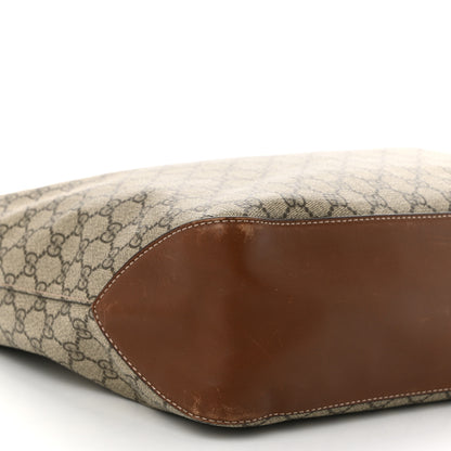 Gucci GG Supreme Monogram Large Linea A Hobo Light Brown 9 of 11