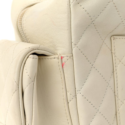 Chanel Calfskin Quilted Large Cambon Multipocket Reporter White 11 of 13