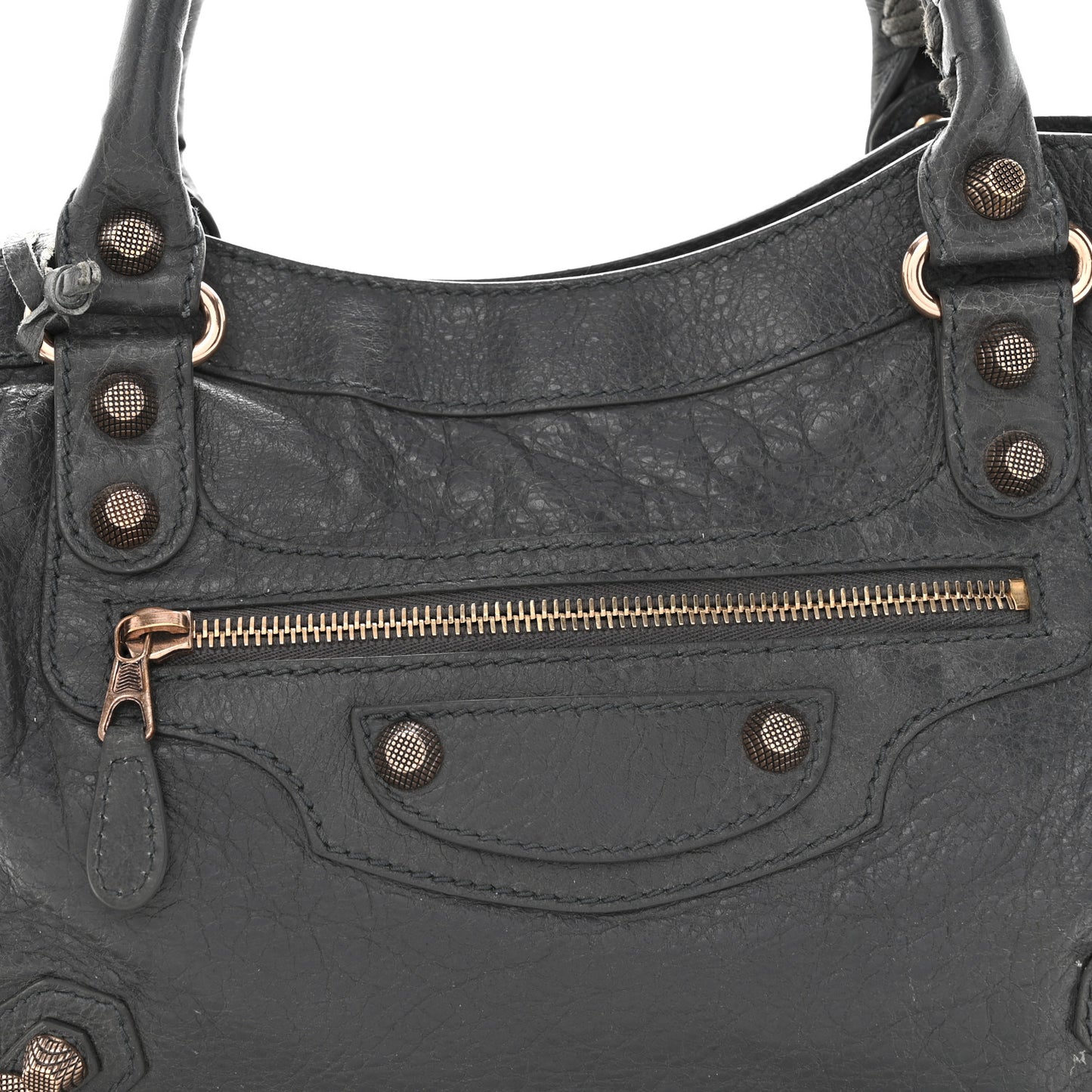 Agneau Giant 12 Rose Gold Hardware Town Gris Tarmac