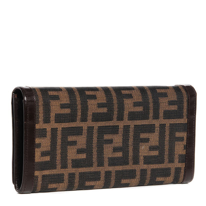 Fendi Zucca Continental Wallet Tobacco 3 of 9