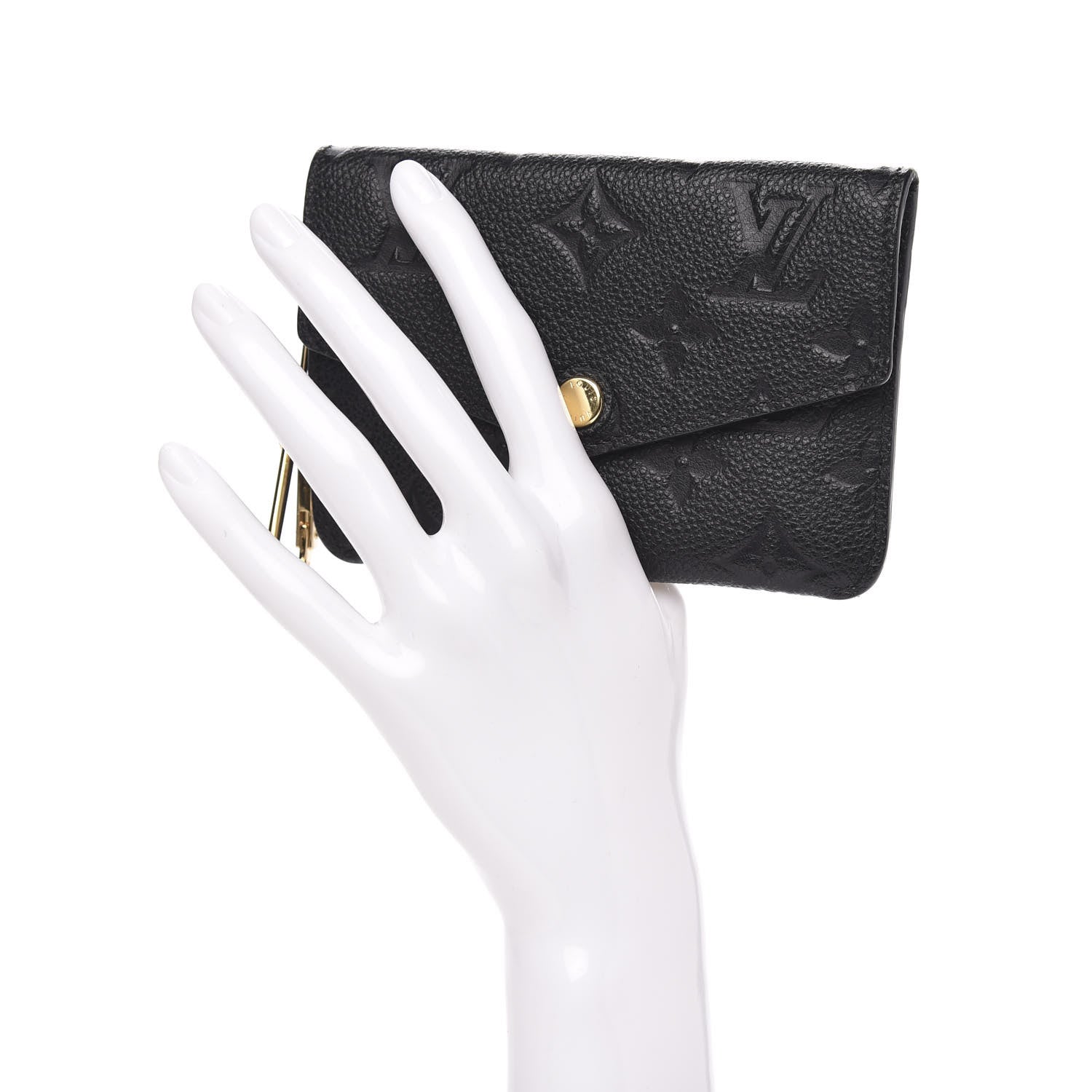 Louis Vuitton Empreinte Key Pouch Black 2 of 6