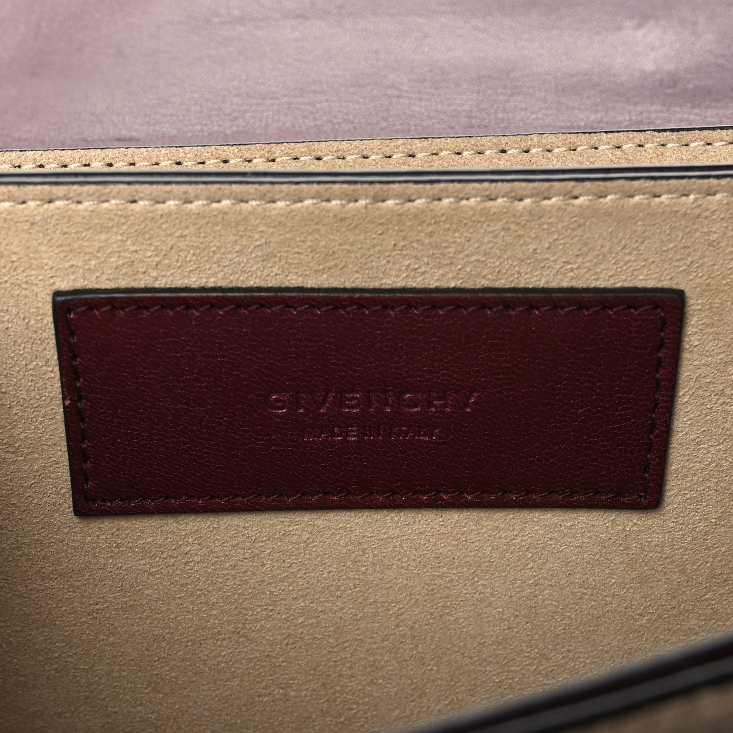 Goatskin Quilted Small GV3 Shoulder Bag Aubergine