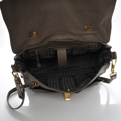 Proenza Schouler Lambskin Medium PS1 Satchel Smoke 5 of 9