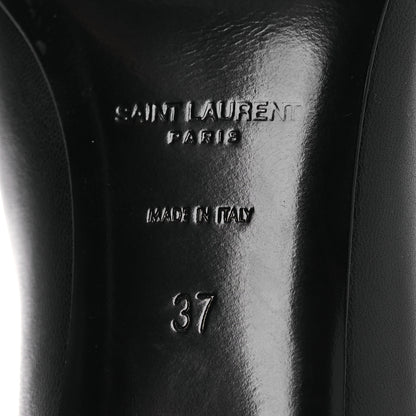 Saint Laurent Belfagor Bow Anais 55 Pumps 37 Black Navy 8 of 11
