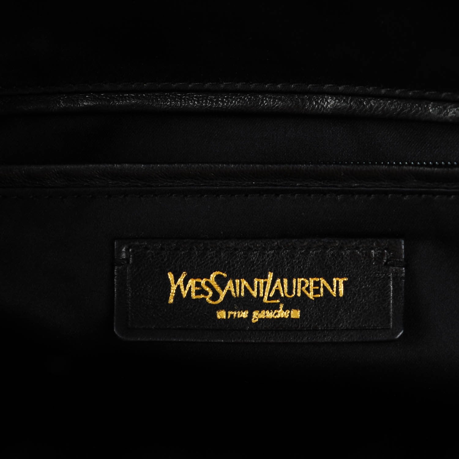 Saint Laurent Patent Croc Oversized Muse Black 5 of 7