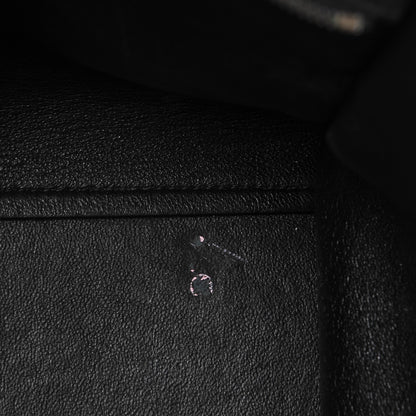 Celine Drummed Calfskin Suede Large Trapeze Black 8 of 9