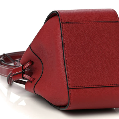 Loewe Calfskin Mini Hammock Shoulder Bag Dark Red 8 of 9