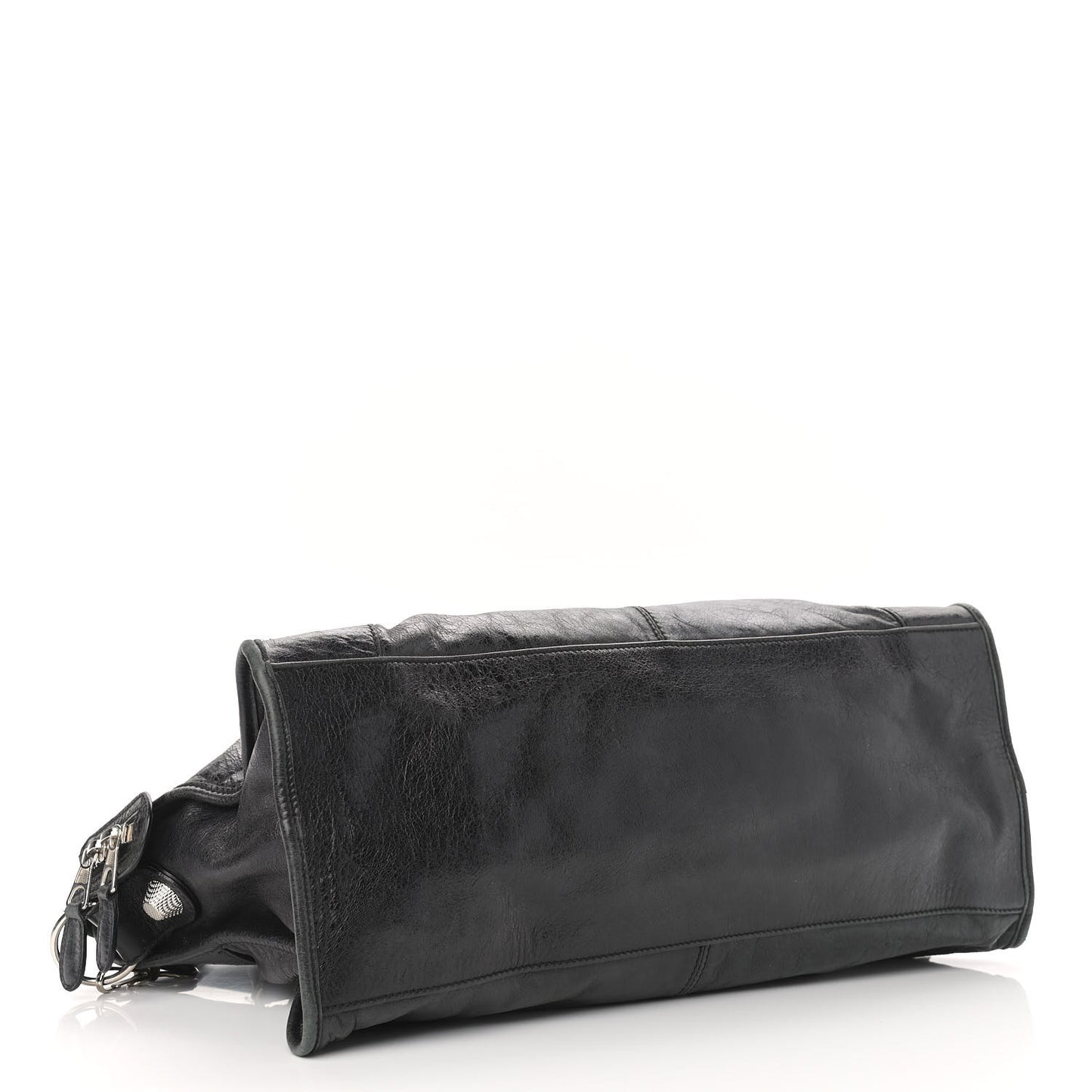 Agneau Giant 21 Silver Hardware Part Time Black