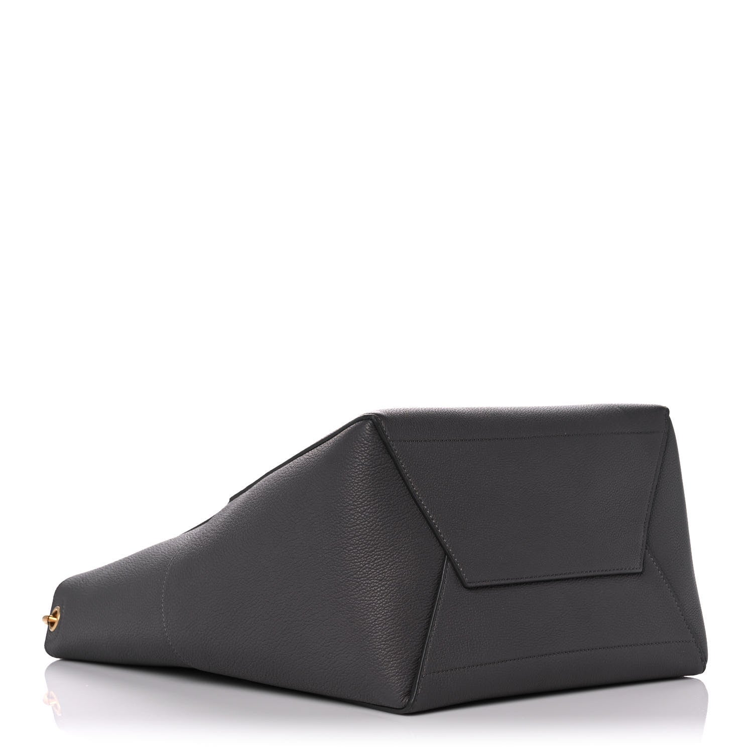 Celine Soft Grained Calfskin Sangle Bucket Bag Grey 4 of 12