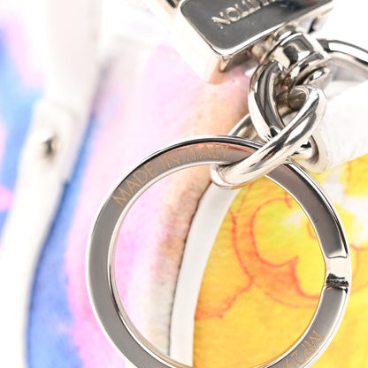 Louis Vuitton Monogram Watercolor Mini Keepall Bag Charm Key Holder Multicolor 5 of 8