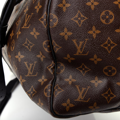 Louis Vuitton Monogram Macassar Keepall Bandouliere 55 14 of 15