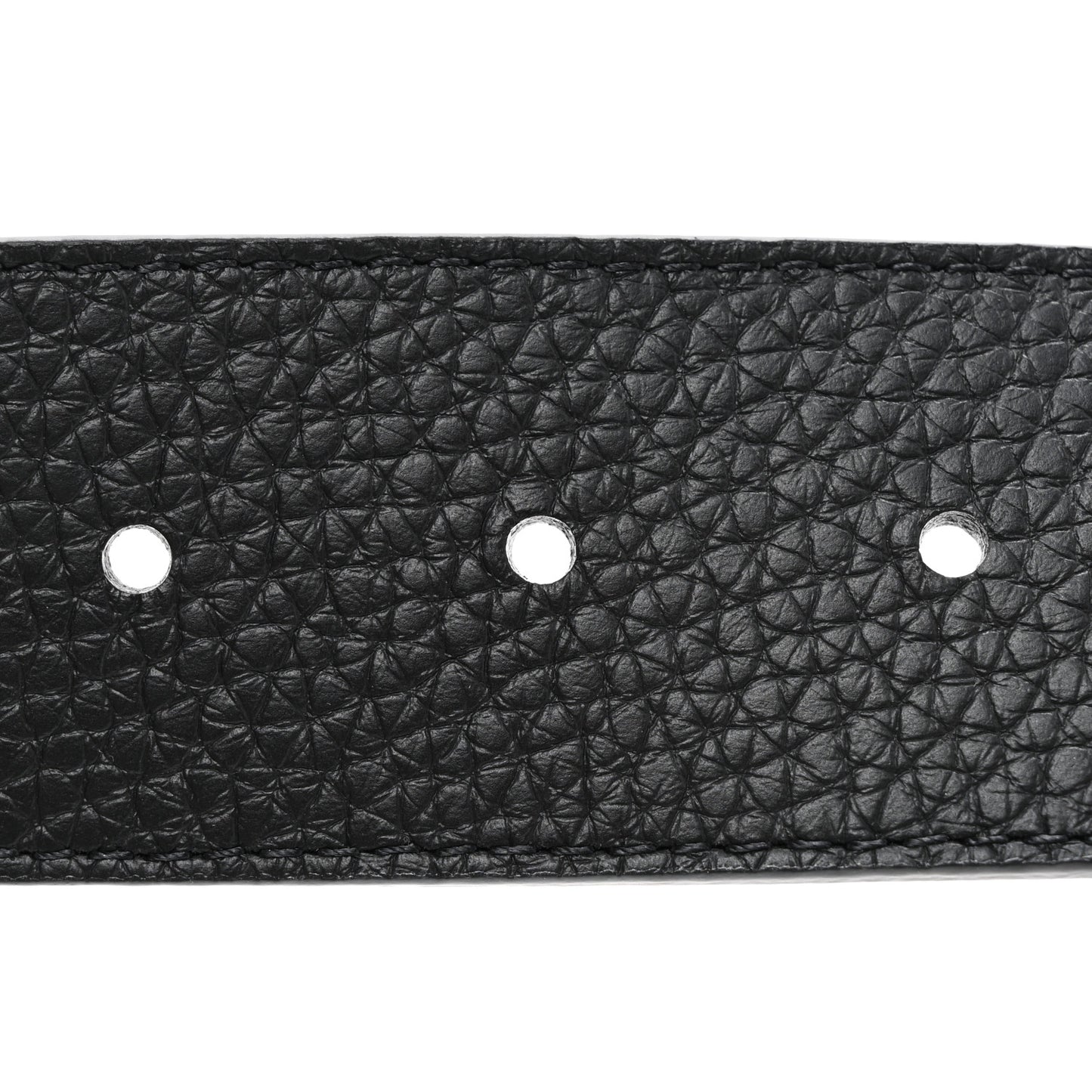 Taurillon Calfskin 30mm LV Initiales Reversible Belt 90 36 Black