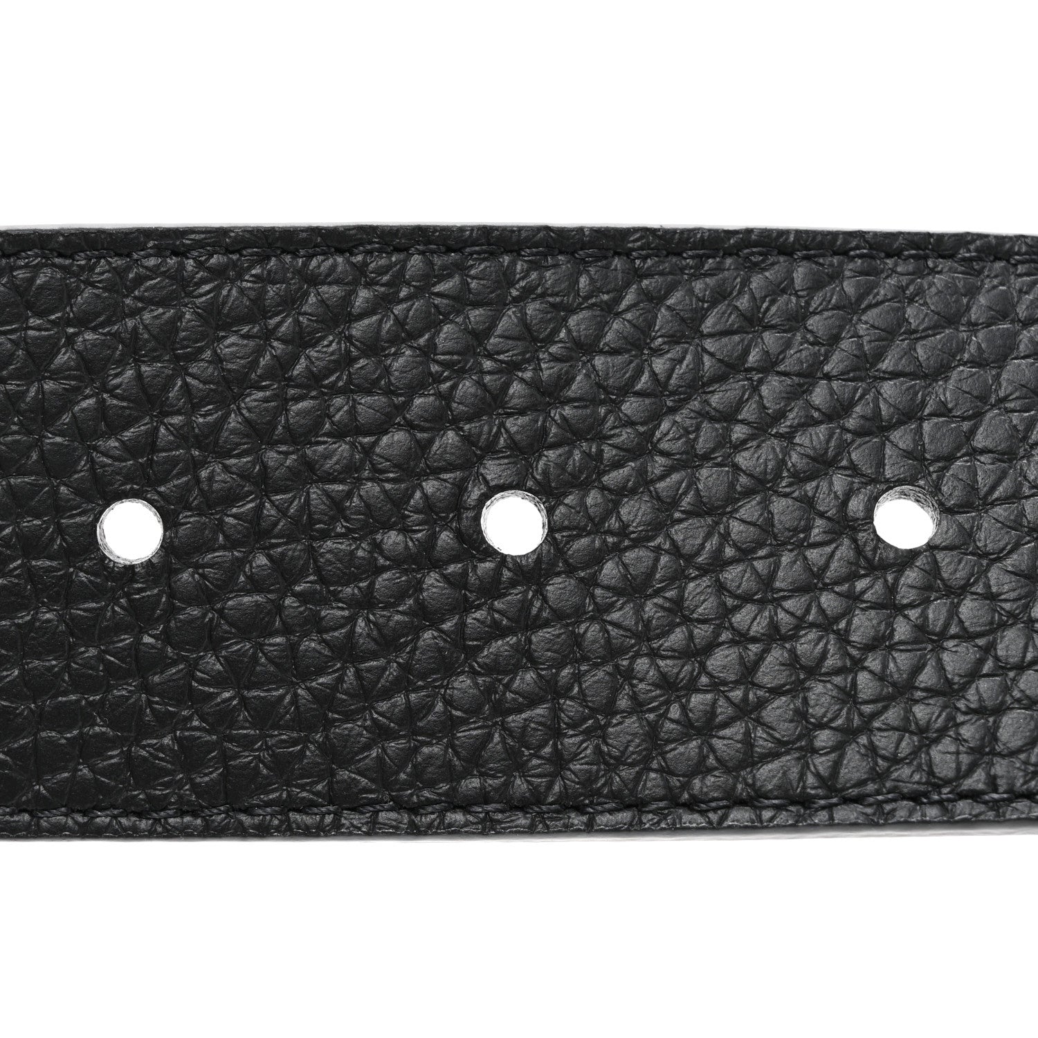 Louis Vuitton Taurillon Calfskin 30mm LV Initiales Reversible Belt 90 36 Black 4 of 6