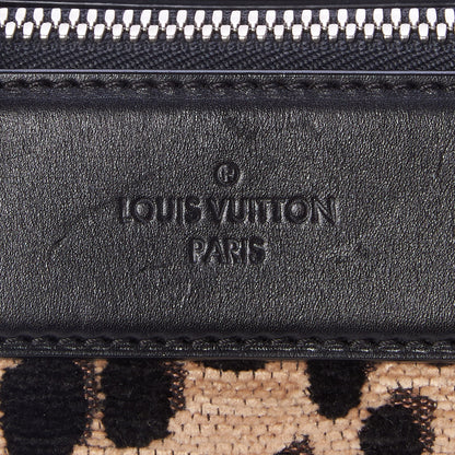 Louis Vuitton Jacquard Velvet Leopard Print Stephen Sprouse Baby Bag 8 of 9