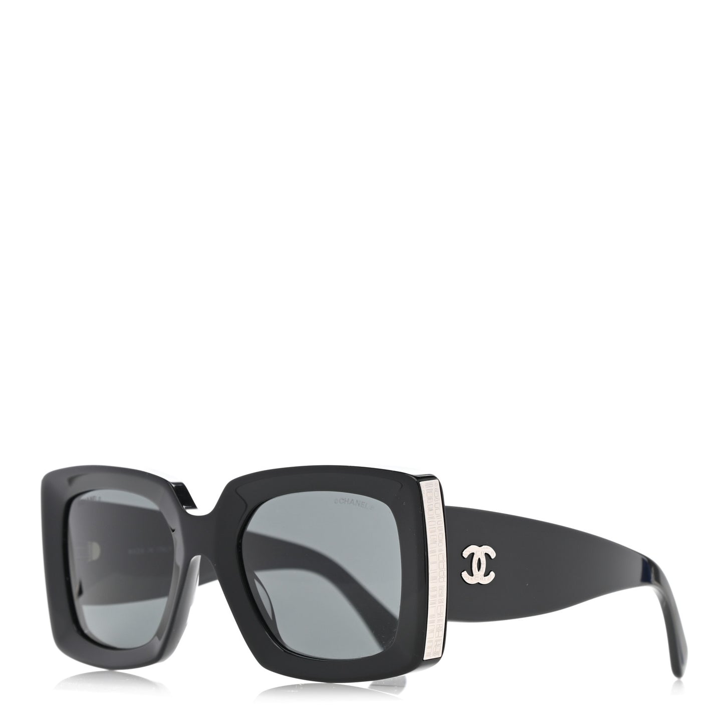 Acetate Rectangle Sunglasses 5435 Black