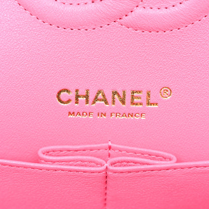 Chanel Caviar Quilted Medium Double Flap Pink 6 of 10