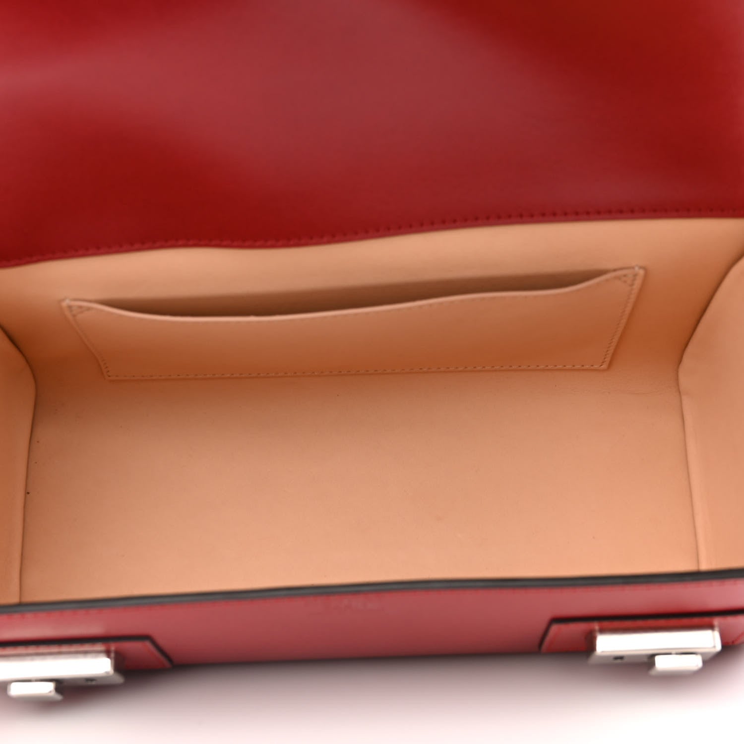 Moynat Box Calfskin Cabotin Red 5 of 10