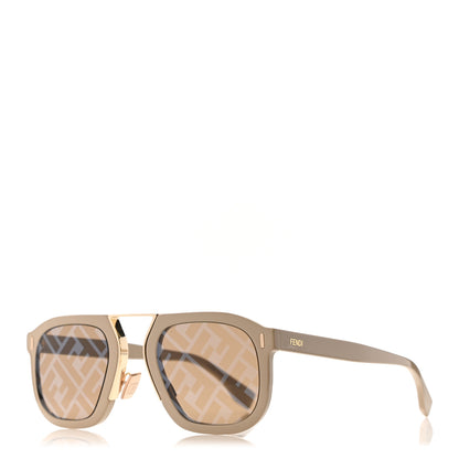 Fendi Acetate FF Aviator Sunglasses FF M0105/S Beige 1 of 4