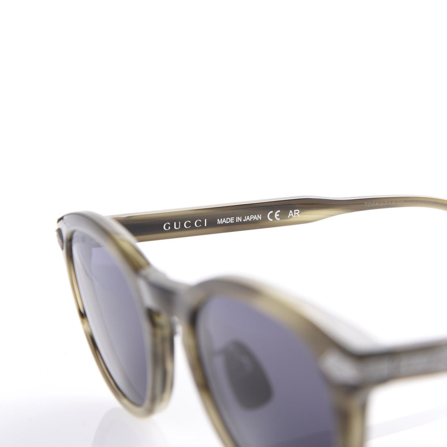 Acetate Round Metal Sunglasses GG0071S