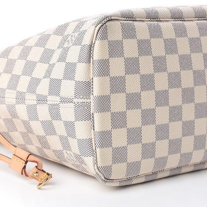 Louis Vuitton Damier Azur Neo Neverfull MM Rose Ballerine 11 of 14