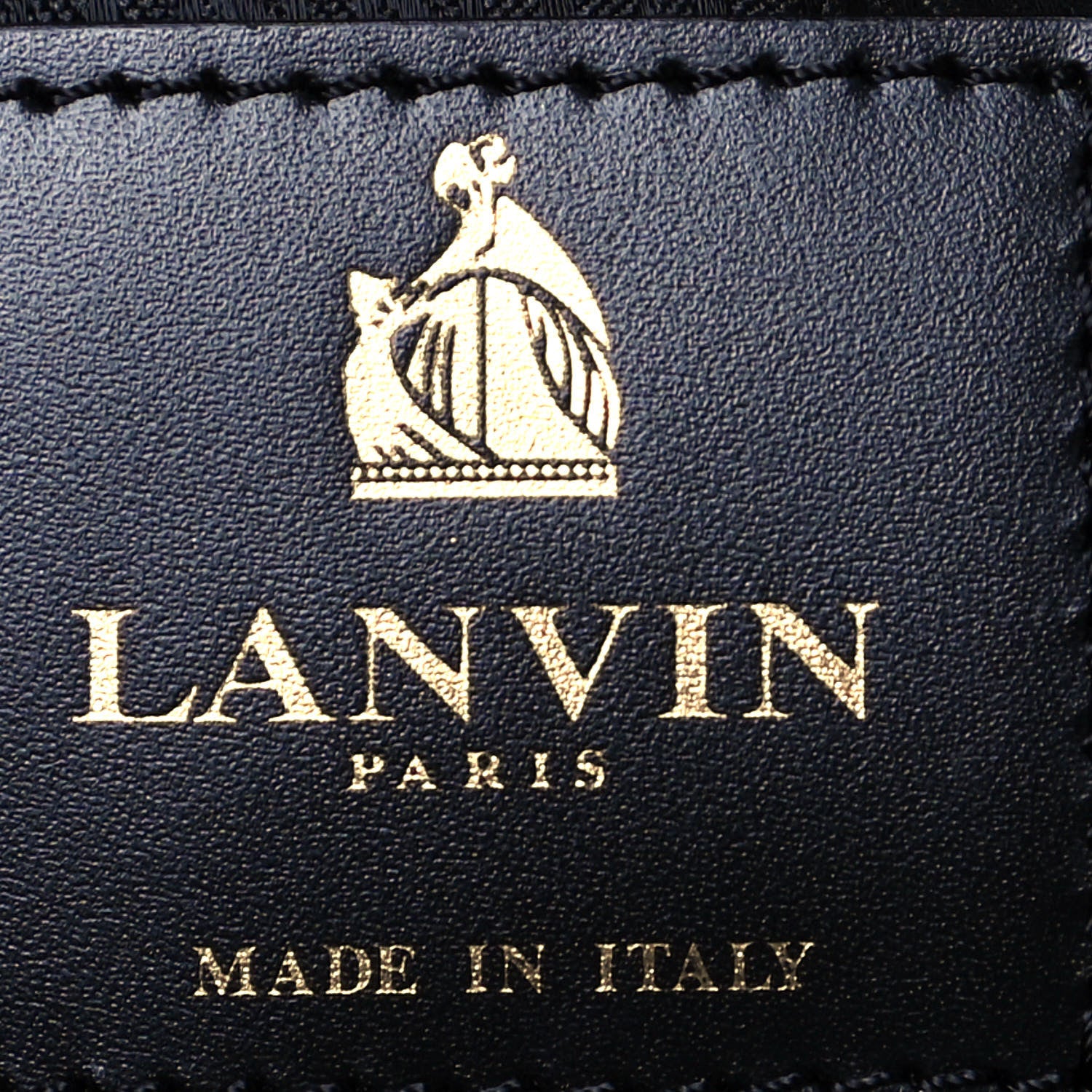 Lanvin Lambskin Quilted Amalia Cabas Tote Brown 11 of 23
