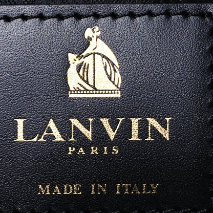 Lanvin Lambskin Quilted Amalia Cabas Tote Brown 11 of 23