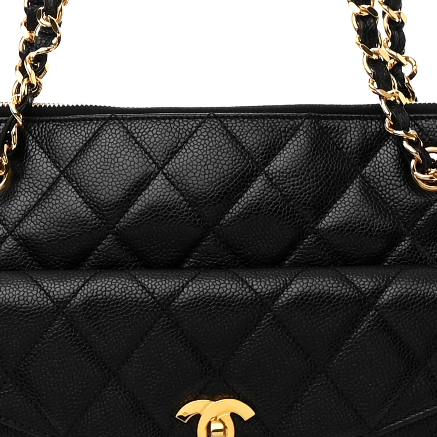 Chanel Caviar Quilted Flap Shoulder Bag Black 8 of 11