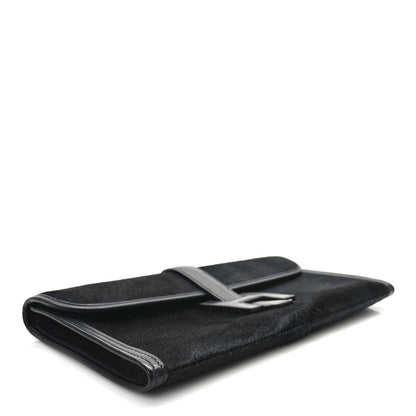 Hermes Pony Hair Swift Jige Elan 29 Clutch Black 4 of 11