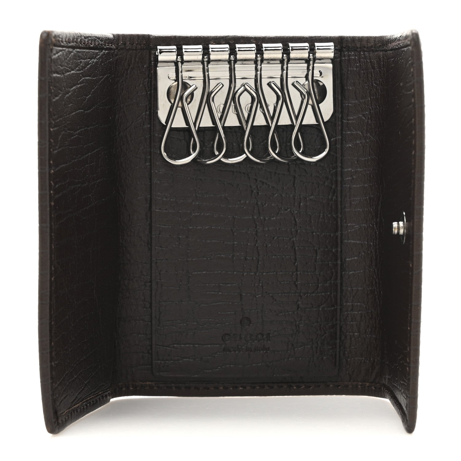 Gucci Calfskin 6 Key Holder Brown 5 of 10