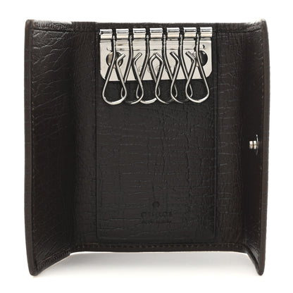 Gucci Calfskin 6 Key Holder Brown 5 of 10