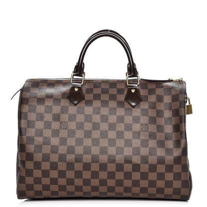 Louis Vuitton Damier Ebene Speedy 35 1 of 8