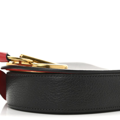 Valentino Garavani Goatskin VRing Crossbody Bag Black 9 of 10