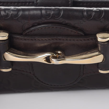 Gucci Guccissima Horsebit Continental Wallet Brown 9 of 11