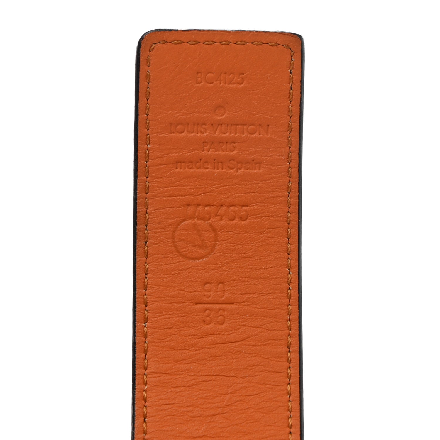 Louis Vuitton Calfskin Monogram 30mm LV Initiales Reversible Belt 90 36 Brown 3 of 4
