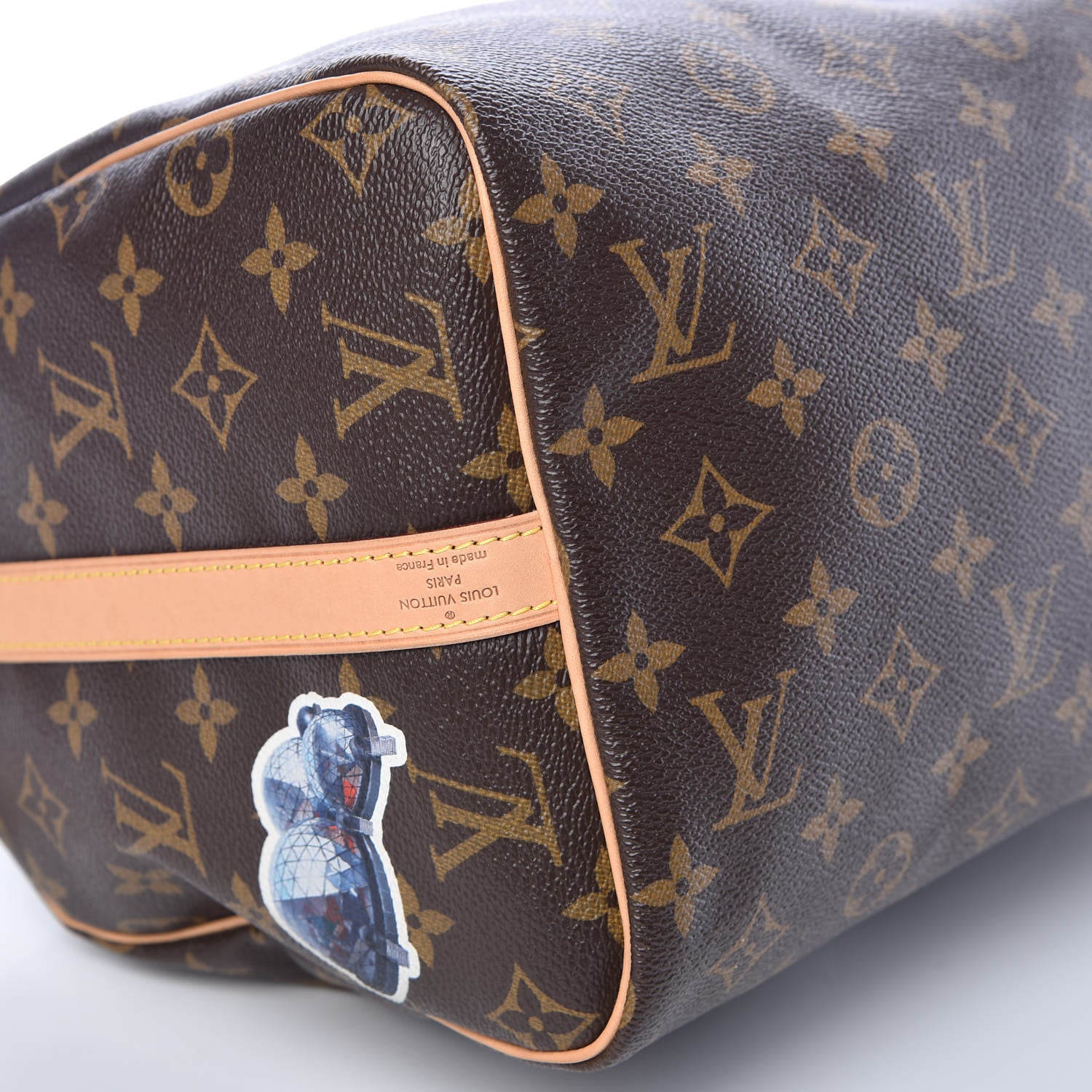 Louis Vuitton Monogram World Tour Speedy Bandouliere 30 12 of 14