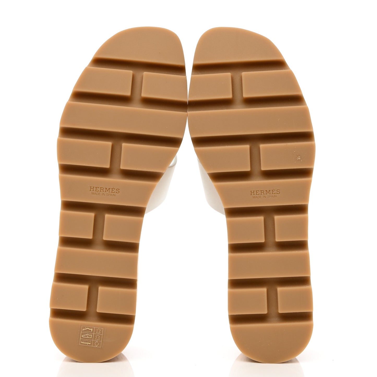 Calfskin Cork Eze 30 Sandals 38 White
