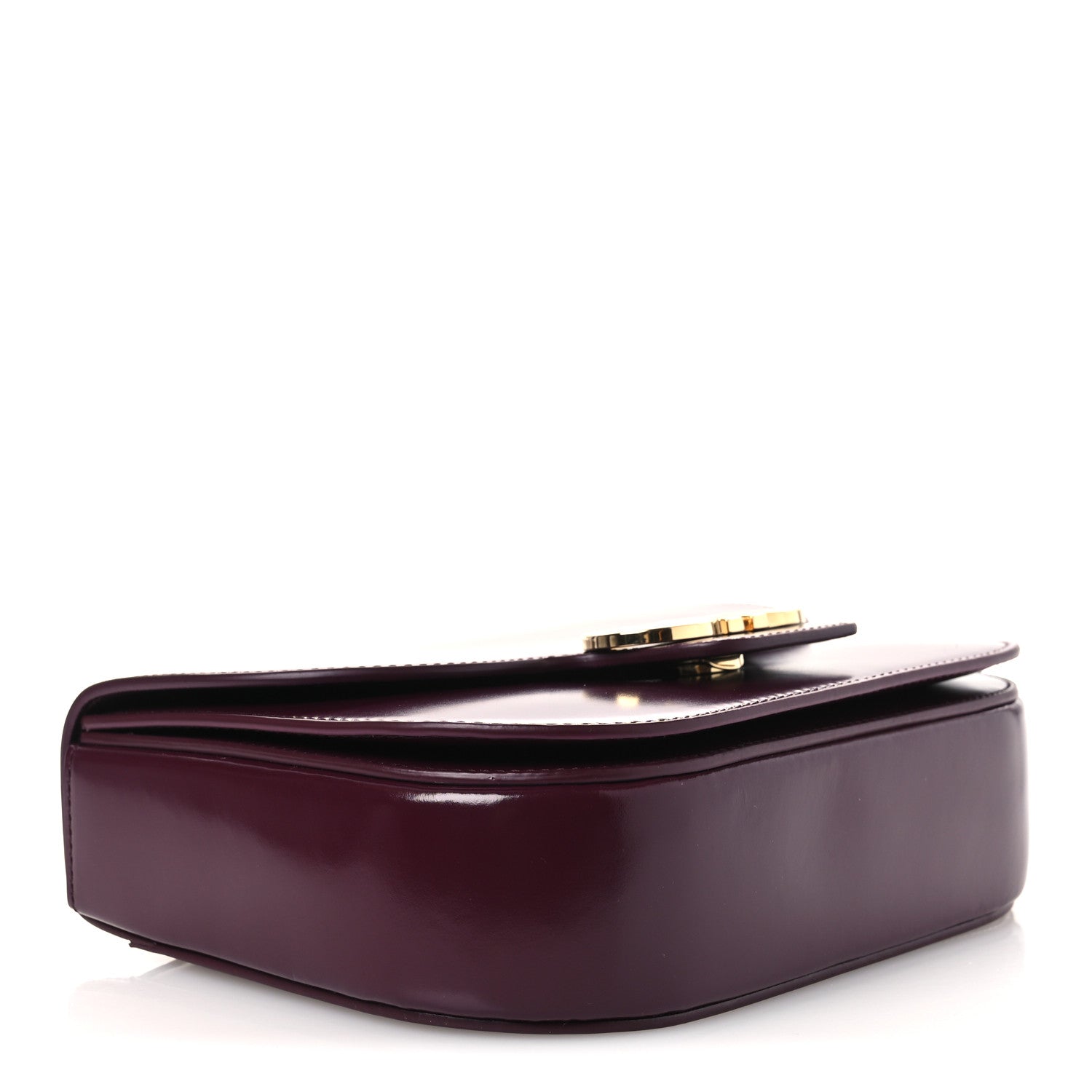 Salvatore Ferragamo Calfskin Double Gancini Crossbody Plum 4 of 12