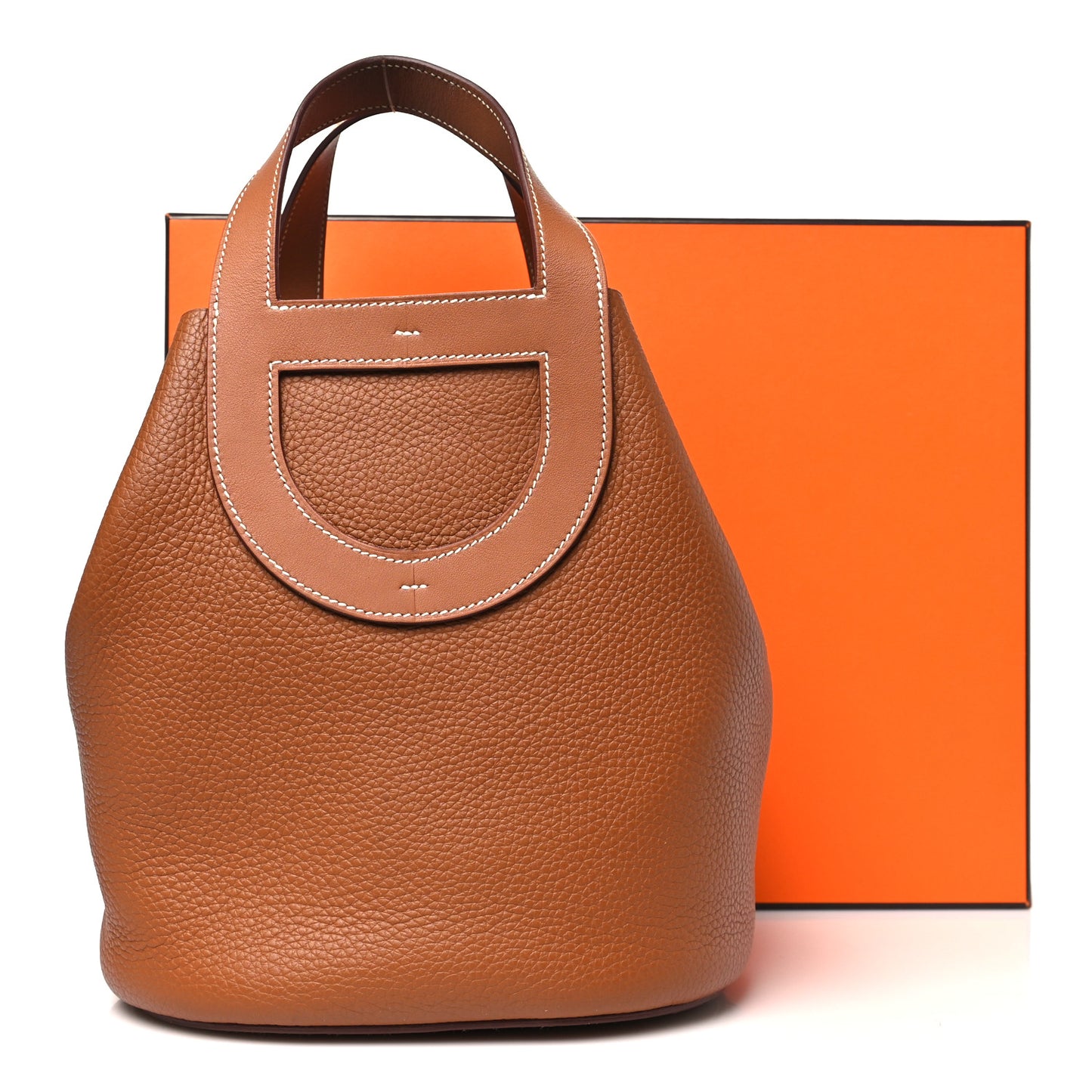 Taurillon Clemence Swift In-The-Loop 23 Bag Gold