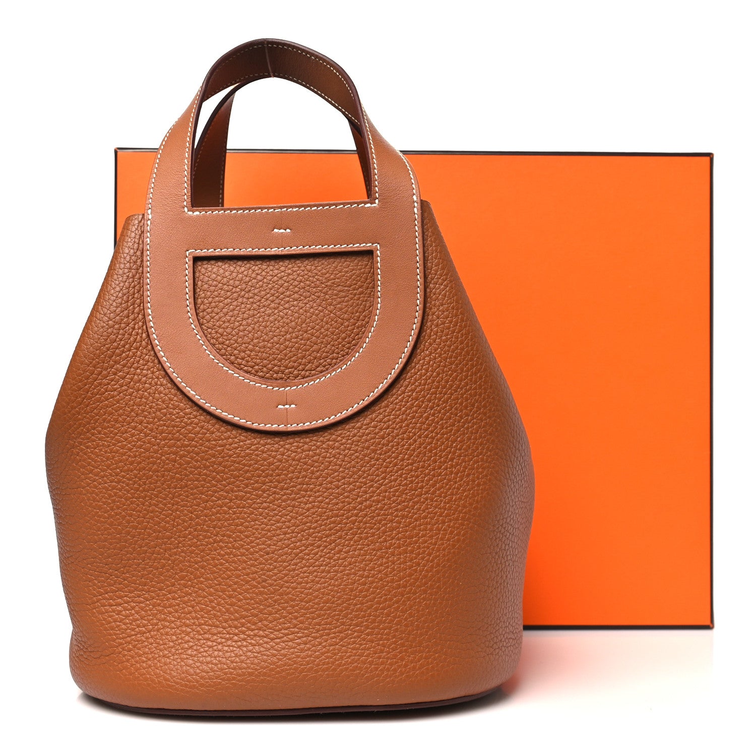 Hermes Taurillon Clemence Swift In-The-Loop 23 Bag Gold 12 of 12