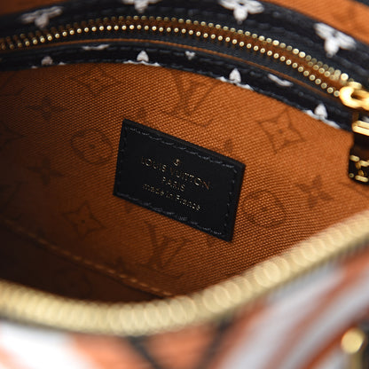 Louis Vuitton Monogram Giant Crafty Speedy Bandouliere 25 Creme Caramel 5 of 8